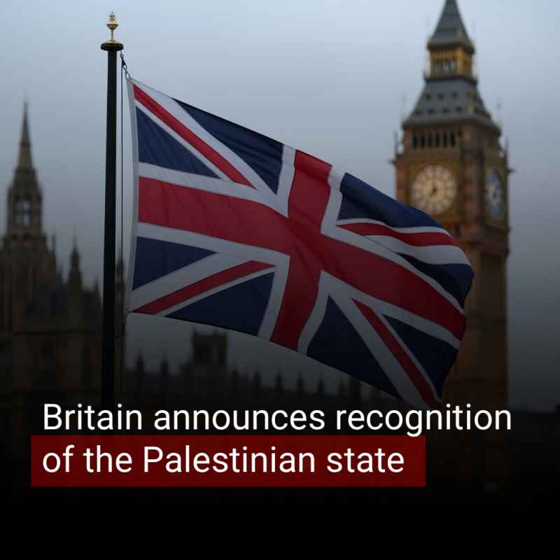 UK Formally Recognizes State of Palestine