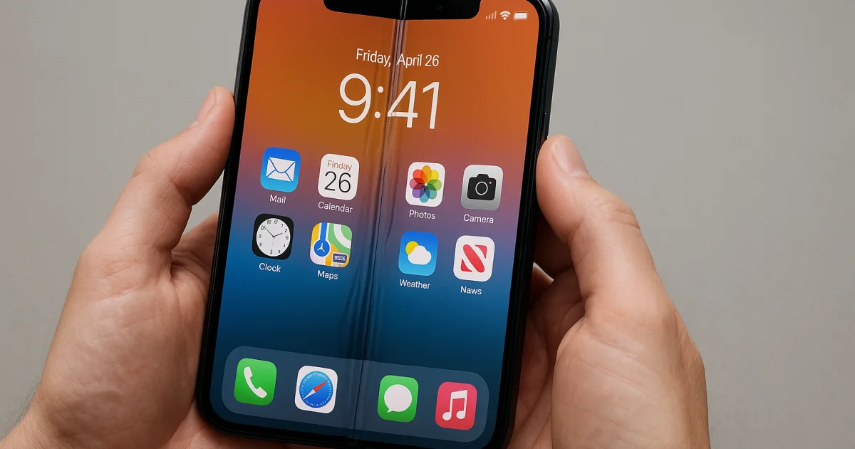 Apple Acknowledges Inner-Display Issue on Some iPhone Duo Foldables