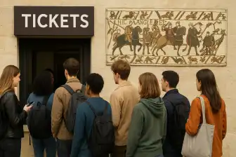 Bayeux Tapestry Ticket Rush Led by Under-35s, Bank Data Suggests