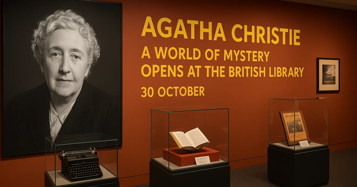 «Agatha Christie: A World of Mystery» abre en la British Library el 30 de octubre